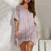 womens summer tops summer dresses maxi dress Fashion Women's Summer Printed VSleeve Cotton And LinenCasual Tee Tops