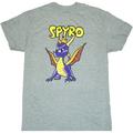 Spyro The Dragon Hero Standing Adult T-Shirt