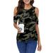 Sexy Dance Summer Shirt Blouse for Women Casual Loose Floral Print Tunic Tops Ladies O-neck Off Shoulder Beach Tee Top