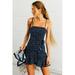 New Summer Women?s Fashion Sleeveless Polka Dot Dress Strap Mini Backless Party Dress Casual Top Dresses