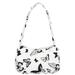 Winnereco Retro Women Animal Print Canvas Shoulder Underarm Bag Handbags (Butterfly)