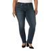 Signature by Levi Strauss & Co. Women's Plus Curvy Straight Jeans