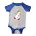 Inktastic Ice Skating Snowman, Snowman With Hat, Carrot Nose Infant Short Sleeve Bodysuit Unisex