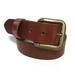 Handmade Full Grain Solid Leather Belts - 1-1/4" / Tan / 32