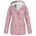 Womens Winter Hooded Jackets Outerwear Ladies Winter Chunky Puffer Coats