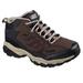 Skechers After Burn Memory Fit Geardo Mens Mid High Top Sneakers Brown/Black