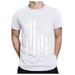 Mnycxen Men'S Summer 3D Digital Printing Independence Day T-Shirt Short Sleeve Blouse