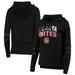 Atlanta United FC 5th & Ocean by New Era Women's Rayon Slub Mesh Raglan Pullover Hoodie - Black