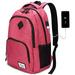 Oberhoffe Laptop Backpack Travel Backpack with USB Charging Port Anti Thief/Water Resistant College School Bookbag for Women