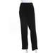 Pre-ownedEileen Fisher Womens Creased Wide Leg Flat Front Dress Pants Black Size 8