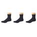 Sierra Socks Men's Bamboo Low Cut Shortie 3-Pair Pack Socks (Socks Size:10-13, Shoe Size: 9-13, Navy (3-Pair Pack))
