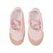 Wenchoice Little Girls Pink Elastic Strap Stylish Ballet Shoes