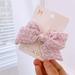 Kids Baby Girls Flowers Bow Hair Clip Children Toddler Accessories Cloth Plaid Hairpin