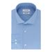 CALVIN KLEIN Mens Blue Slim Fit Stretch Dress Shirt L 16- 34/35