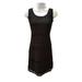 Tiana B. Womens Size Large Sleeveless Lace Sheath Dress, Black