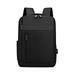 Vakind & Device Nylon Backpack Men Women Laptop Mochila Big Capacity Travel Bagpack (Black)