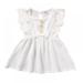 HULKLIFE Summer New Baby Girl Fashion Sleeveless Lace-edged Dress