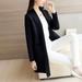 Women Long Sleeve Blazer Open Front Knit Cardigan Loose Casual Fashion Solid Jacket with Pockets Work Office Blazer,Women's Coat Plus Size