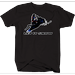 Let It Snow Snowmobile Jump T-Shirt for Men Small