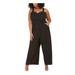 Emerald Sundae Womens Plus Sweetheart Neck Sleeveless Jumpsuit