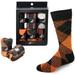 Debra Weitzner Mens Dress Socks Cotton Colorful Argyle Socks Patterned 6 Pairs With Gift Box Size 13-15