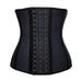 AIKEJANI Waist Trainer for Women Corset Cincher Body Shaper Girdle Trimmer Latex Cincher Shaper Slimmer Corset Belt,Black