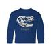 Inktastic I Dig It with Tyrannosaurs Rex Skull Tween Long Sleeve T-Shirt Unisex Royal Bue M