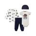 Touched by Nature Baby Boy Organic Preemie Layette Set, 4pc