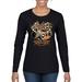 Lucky 13 Speed Shop Used But Not Used Up Cars and Trucks Womens Graphic Long Sleeve T-Shirt, Black, 2XL