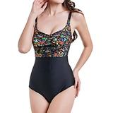 YouLoveIt One Piece Swimsuits for Women Padded Bathing Suits Tummy Control Bathing Suit Swim Dress Bikini Bathing Swimsuit Push Up Bikini Bathing