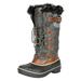 Dream Pairs Women's Warm Faux Fur Lined Mid Calf Winter Waterproof Snow Boots Dp-Avalanche Khaki Size 8