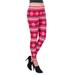 Tribal Christmas Pattern High Waist Work out Exercise Compressive Fit Leggings