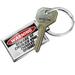 NEONBLOND Keychain Beware of the Cavalier King Charles Spaniel Dog from England