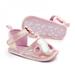 Kacakid New Cute Newborn Infant Baby Girls Cute Princess Shoes Toddler Summer Sandals PU Non-slip Rubber Shoes Size 0-18M