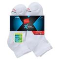 Hanes Men's 48-Pack X-Temp Active Cool Ankle Socks White, (Shoe Size 6-12 / Sock Size 10-13) (Fresh IQ Advanced Odor Protection Technology, Extra-Thick Active Cooling / Reinforced Heel & Toe CC12
