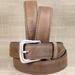 26- 48 inches JUSTIN BROWN WORKING SPORT LEATHER MEN BELT SQUARE BUCKLE 1-3/8 inches WIDE