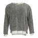 Cuddl Duds Women's Pajama Top Sz XS Sherpa Pullover Gray A381802