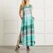 Women's Tie-Dye Split Irregular Hem Sleeveless Casual Popular Dress