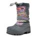 Dream Pairs Little Kid Kamick Grey Multi Mid Calf Waterproof Winter Snow Boots Size 13 M US Little Kid