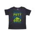 Inktastic Miniature Golf Master Born To Putt Toddler Short Sleeve T-Shirt Unisex Black 2T