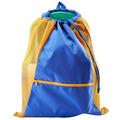 Sporti Premium Color Block Mesh Backpack - RoyalBlue/Orange