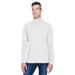 Adult Sueded Cotton Jersey Mock Turtleneck - WHITE - M