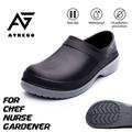 Men Non-slip Waterproof Garden Shoes Slip On Car Wash Work Shoes Ankle Rain Boots Safety Shoes Plus Size