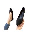 Daeful Women Ladies Slip On Pumps Pointed Toe Loafers Flat OL Dress Party Shoes Casual Shoes Comfort Outdoor