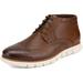 Bruno Marc Men's Chukka Ankle Boots Casual Dress Genuine Oxfords Leather Lace-Up Boots MADSON-1 DARK/BROWN Size 10.5