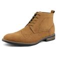 Bruno Marc Mens Oxford Shoes Suede Leather Casual Ankle Chukka Boots URBAN-02 TAN Size 6.5