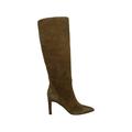 Nine West Womens maxim Suede Pointed Toe Over Knee Fashion Boots