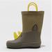 Cat & Jack Toddler Boys Benson Animal Icon Rain Boots Rhino/Dino Green Size 12