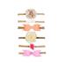 Magazine 2021 New Baby Headband Baby Girls Hair Accessories Infant Kids Bow Hairband Set Newborn Hair Suit 6Pcs/Set