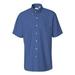 van heusen short sleeve oxford shirt - english blue 13v0042 l